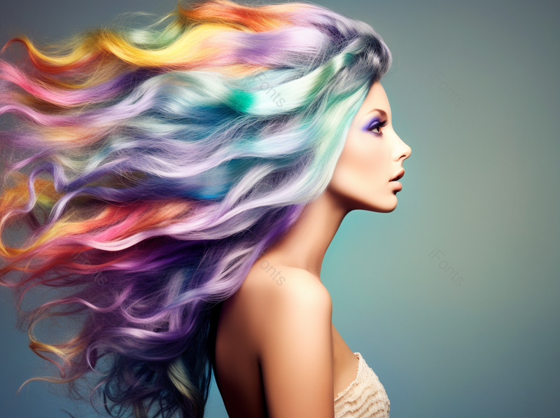 美容美发染发化妆女孩拍摄,高清,摄影图,摄影图片,图片大全,摄影图免费下载